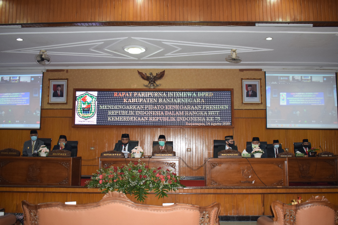RAPAT PARIPURNA ISTIMEWA DPRD DALAM RANGKA HUT KEMERDEKAAN RI KE 75