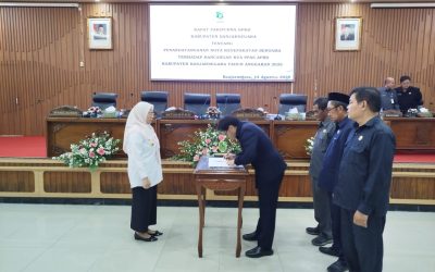 RAPAT PARIPURNA DPRD BANJARNEGARA TETAPKAN KESEPAKATAN KUA-PPAS APBD 2026 DAN PEMBANGUNAN RSUD WANAYASA